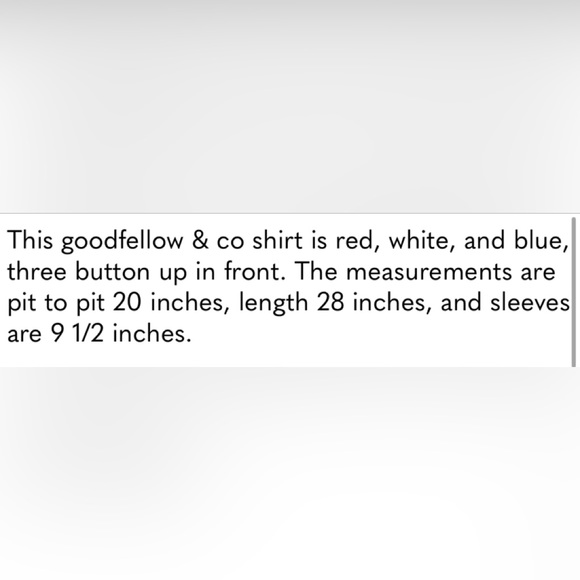 🆕 GOODFELLOW & CO SHIRT (M) - Picture 3 of 5